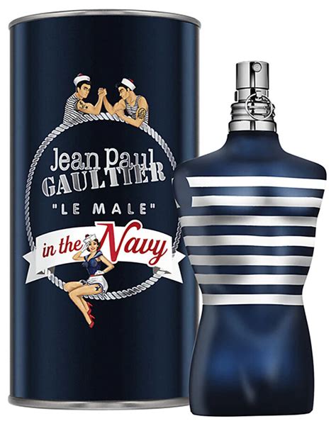 Le Male In The Navy Jean Paul Gaultier for men.